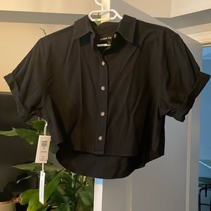 Aritzia Denim Forum Cropped XS Jane Shirt - Tags on Never Worn